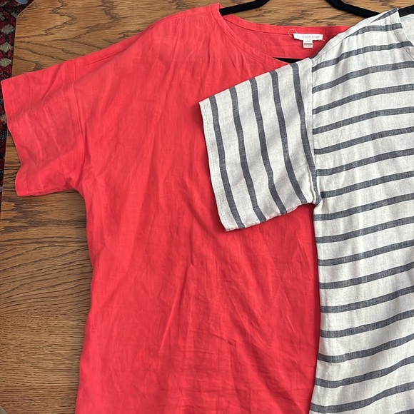 Donated- Eileen Fisher Linen Cotton Short Sleeve Top Bundle XL - Picture 7 of 14